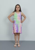 Kids Girl Tie-Dye Short Dress