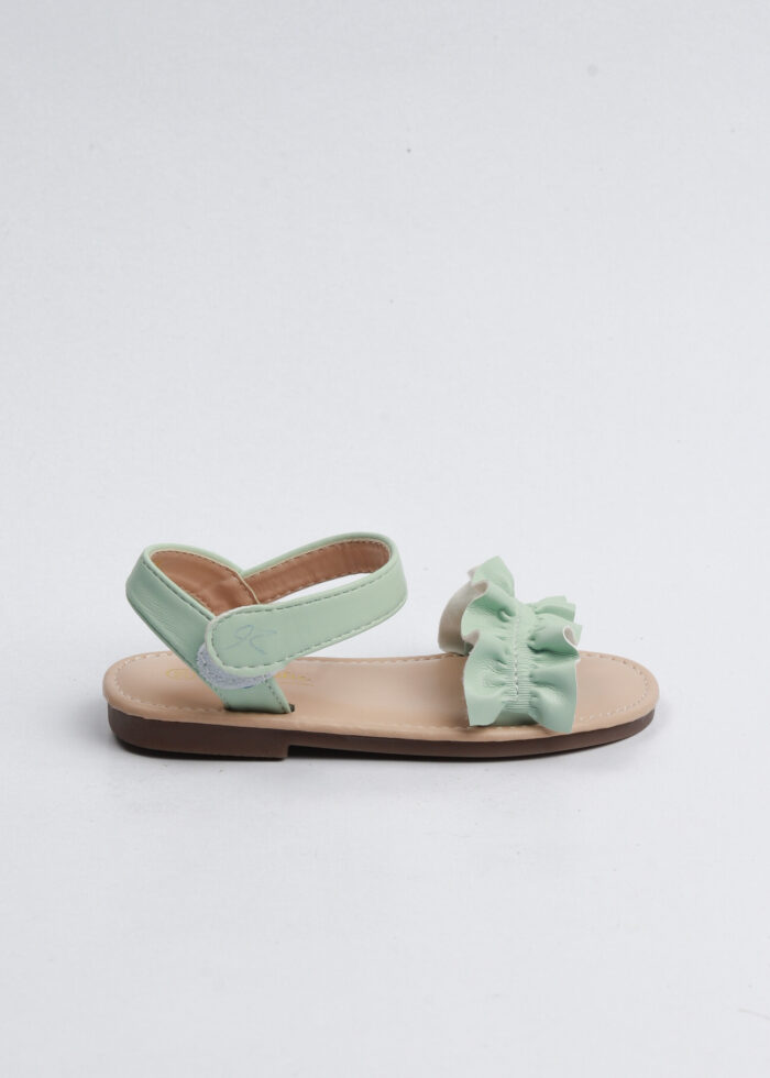 Kids Girls Leather Sandal - Image 1