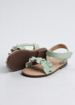 Kids Girls Leather Sandal - Image 3