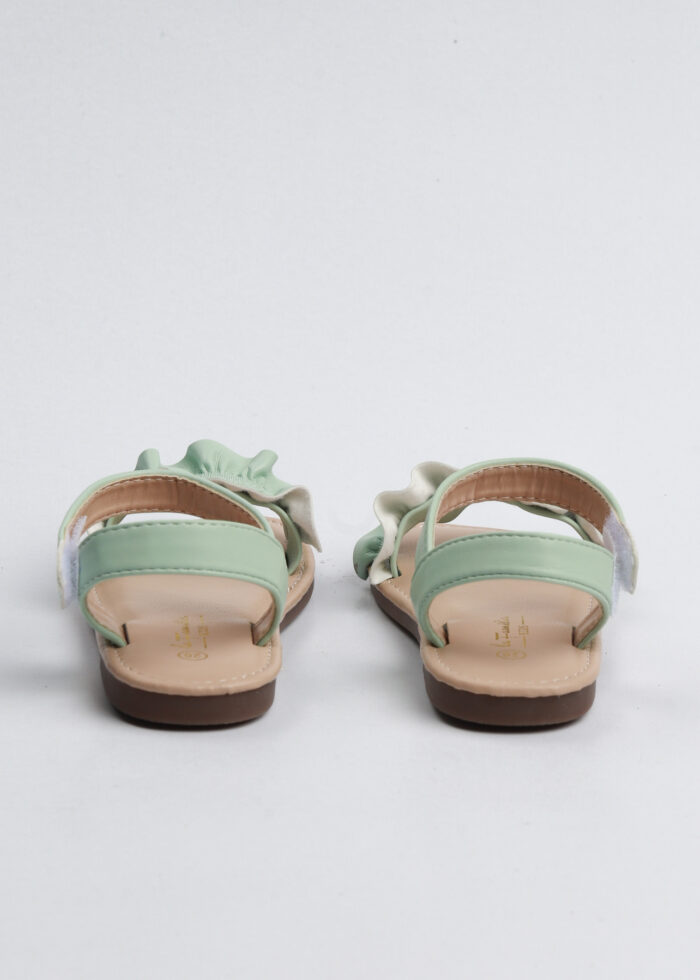 Kids Girls Leather Sandal - Image 4