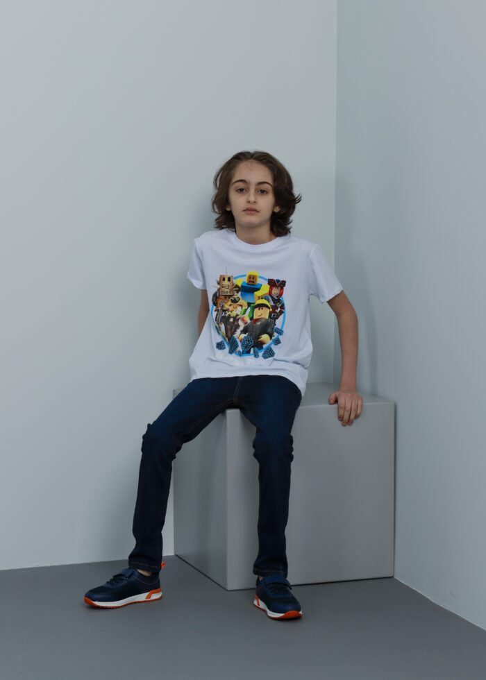 Kids Boy Roblox Printed T-Shirt - Image 1