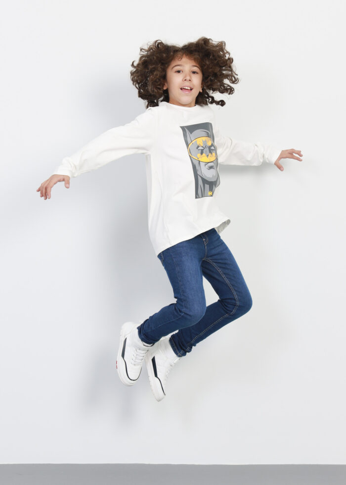 Kids Boy Batman Printed Blouse - Image 1
