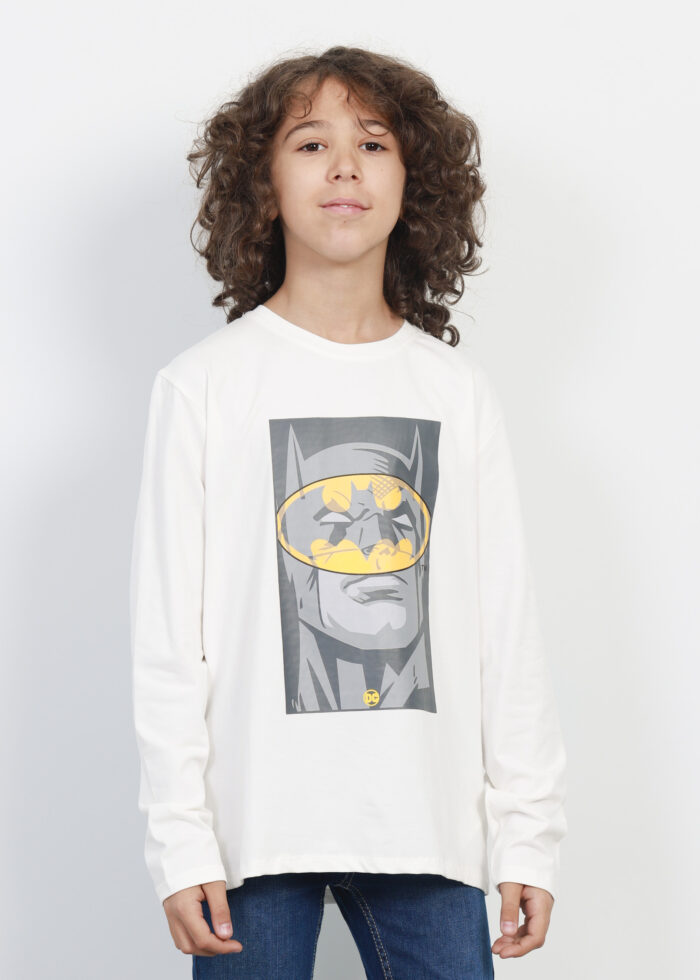 Kids Boy Batman Printed Blouse - Image 2