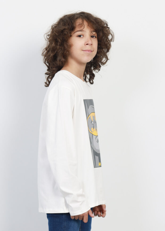 Kids Boy Batman Printed Blouse - Image 3