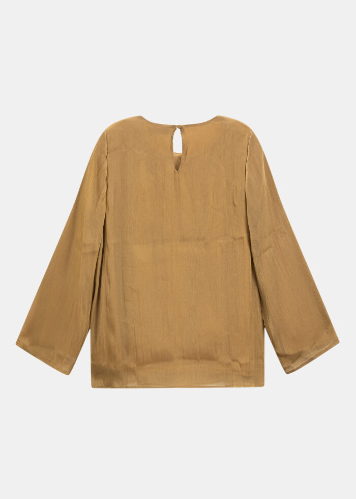Women Glittery Fabric Blouse - Image 7