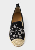 Women Embroidery Fabric Ballerina Shoes - Image 3