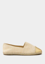 Women Fabric and Leather Ballerina Shoes