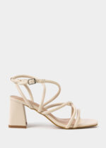 Women Leather Heels Sandal