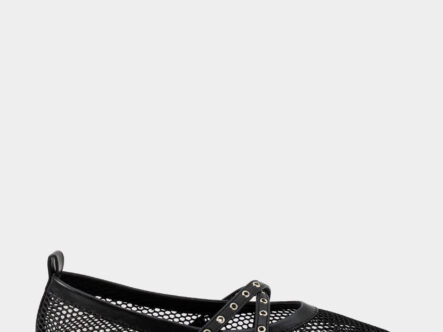 Women Mesh Fabric Ballerina Shoes
