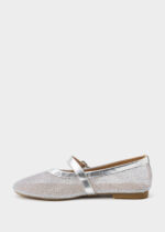 Women Mesh Fabric Ballerina Shoes - Image 5