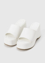 Women Leather Heels Slipper - Image 2