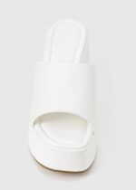 Women Leather Heels Slipper - Image 3