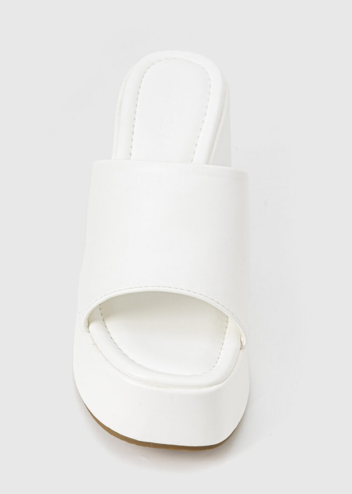 Women Leather Heels Slipper - Image 3