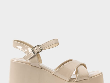 Women Patent Leather Heels Sandal