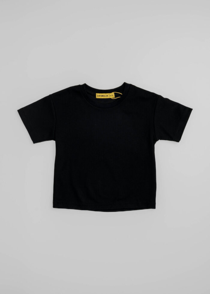 Baby Boy Striped Fabric T-Shirt - Image 1