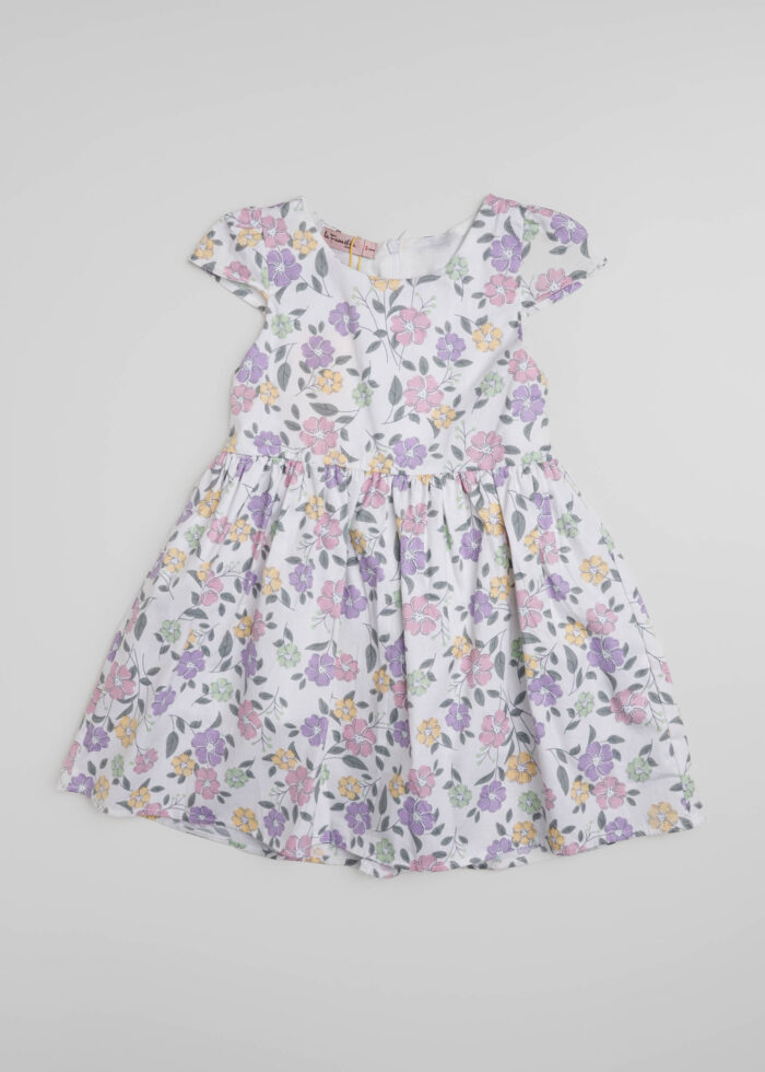Baby Girl Floral Short Dress - Image 1