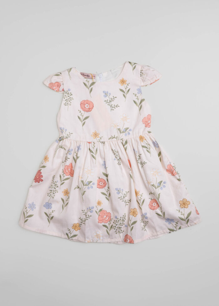 Baby Girl Floral Short Dress - Image 1