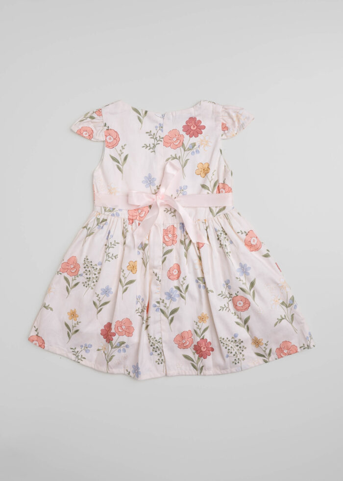 Baby Girl Floral Short Dress - Image 2