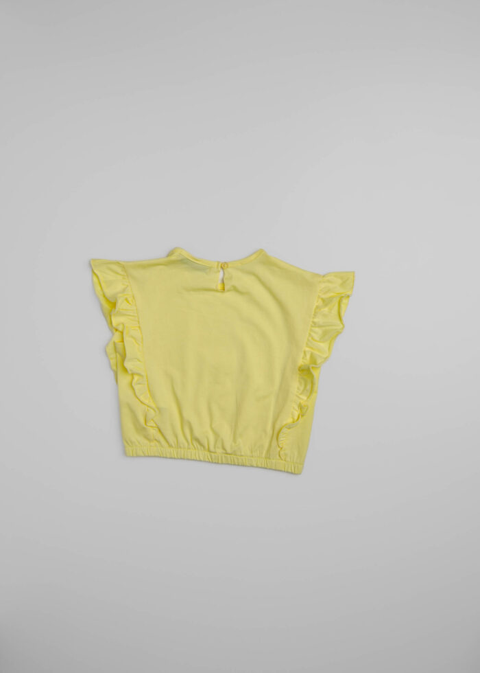 Baby Girl Ruffled Decor T-Shirt - Image 2