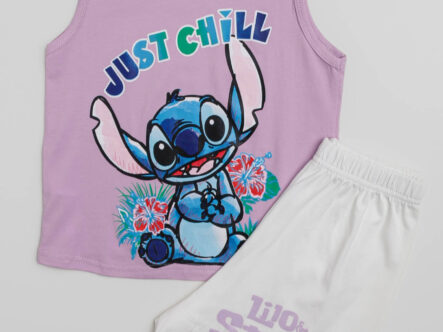 Baby Girl "Lilo & Stitch" Printed Two-Pieces Pajama