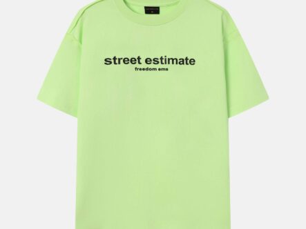 Men "Street Estimate" Printed T-Shirt