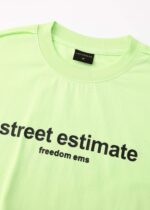 Men "Street Estimate" Printed T-Shirt - Image 2