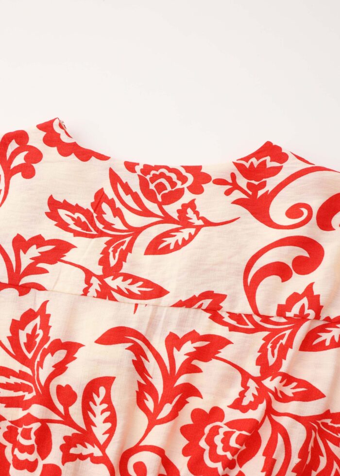 Women Printed Short Dress - Image 8