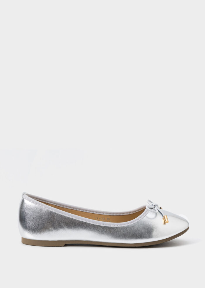 Women Leather Ballerina Shoes - Image 1