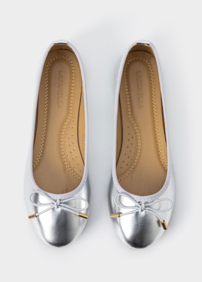 Women Leather Ballerina Shoes - Image 4