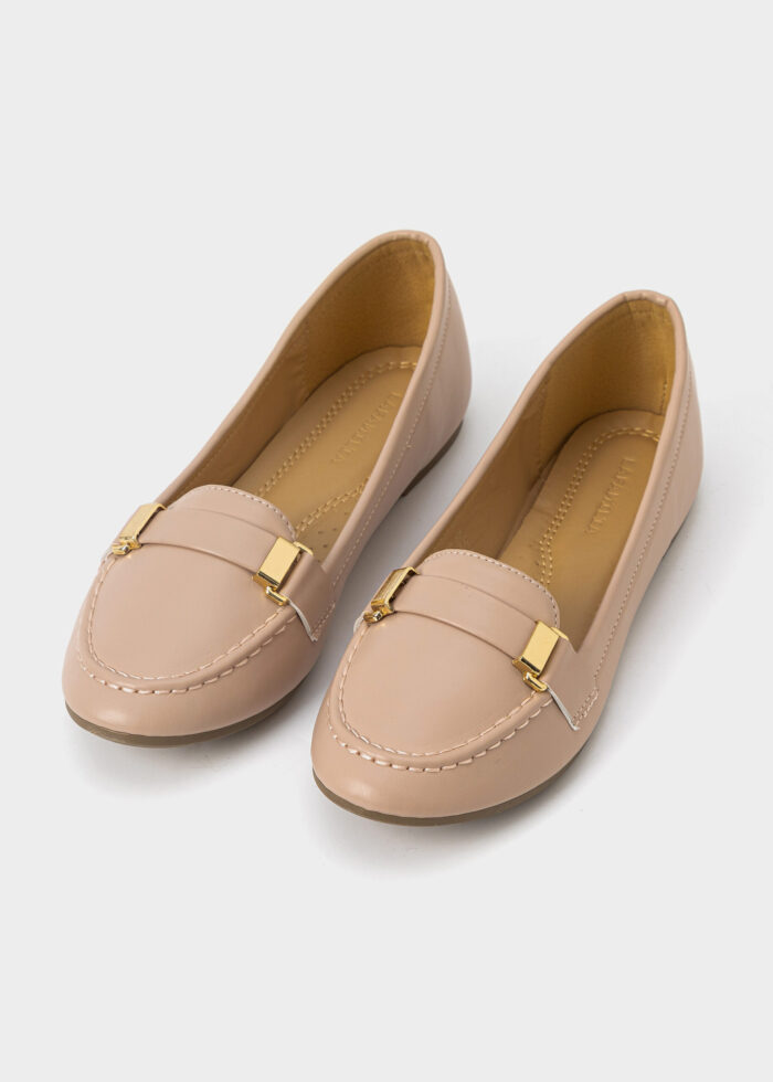 Women Leather Ballerina Shoes - Image 2