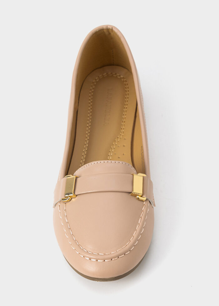 Women Leather Ballerina Shoes - Image 3