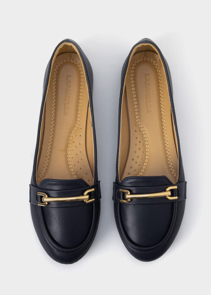 Women Leather Ballerina Shoes - Image 4