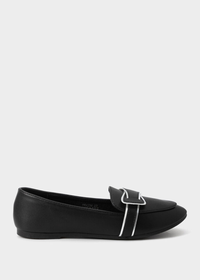 Women Leather Ballerina Shoes - Image 1