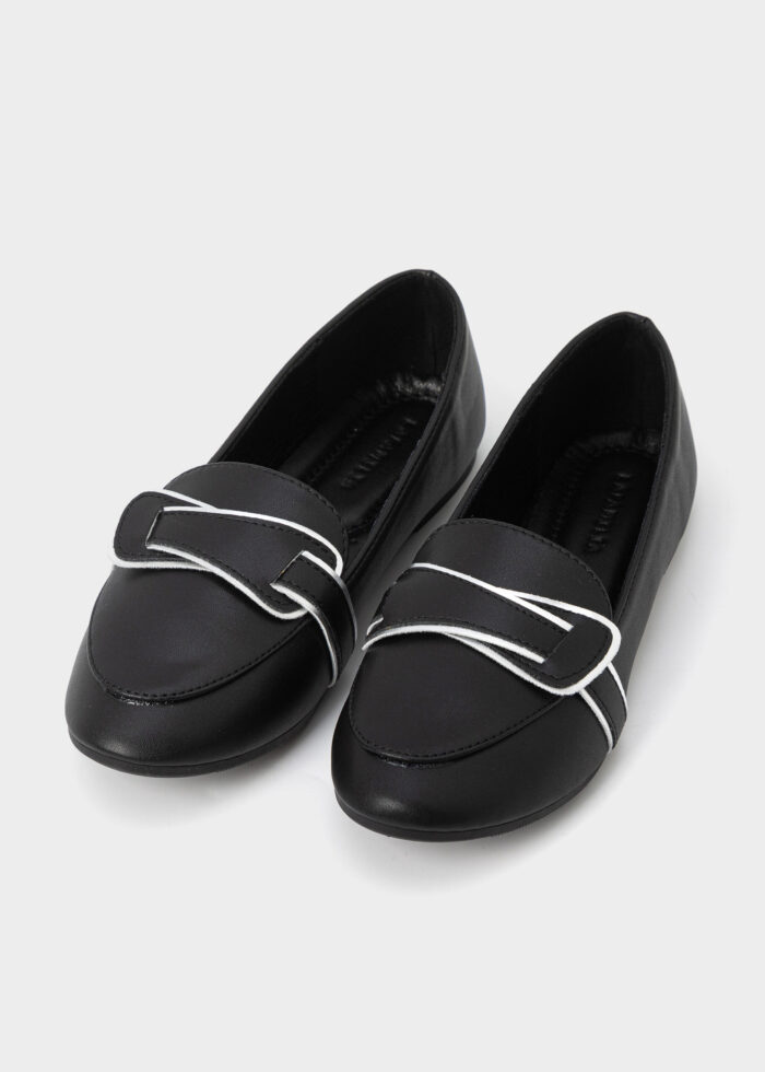 Women Leather Ballerina Shoes - Image 2