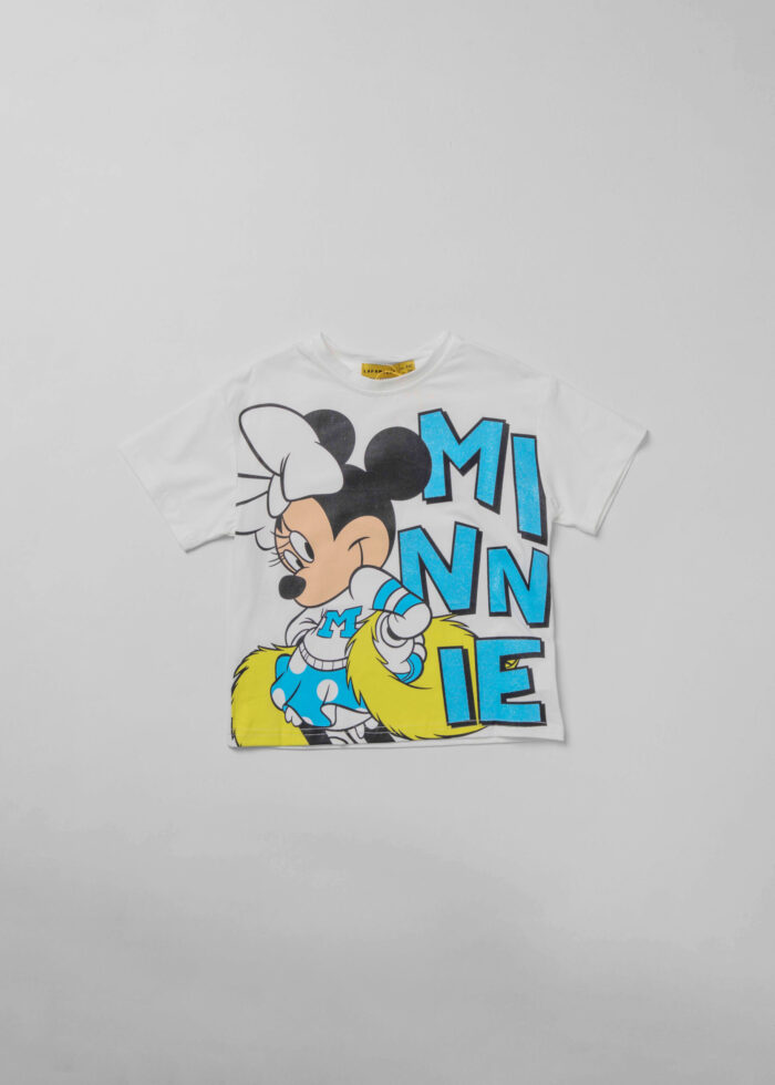 Kids Girl Minnie Mouse Printed T-Shirt - Image 1
