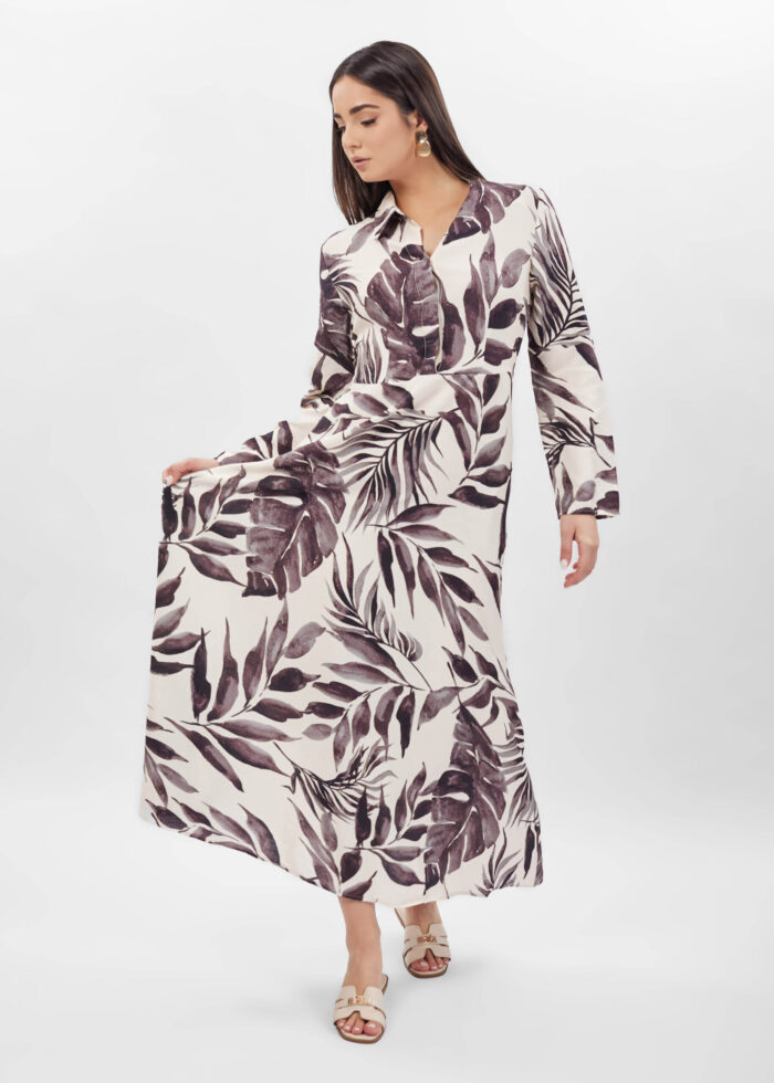Women Printed Long Dress - Image 1