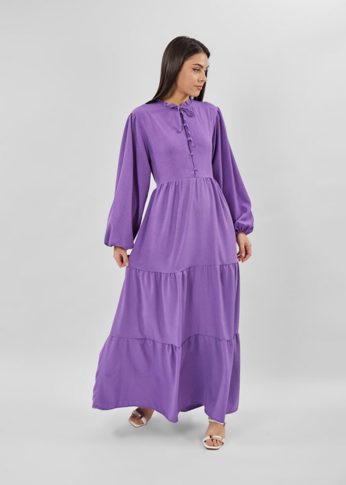 Women Ruffled Long Dress - Image 1