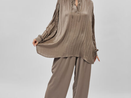 Women Pleated Blouse