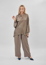 Women Pleated Blouse - Image 2