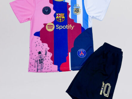 Kids Boy Messi Multi-Club Design Football Suit