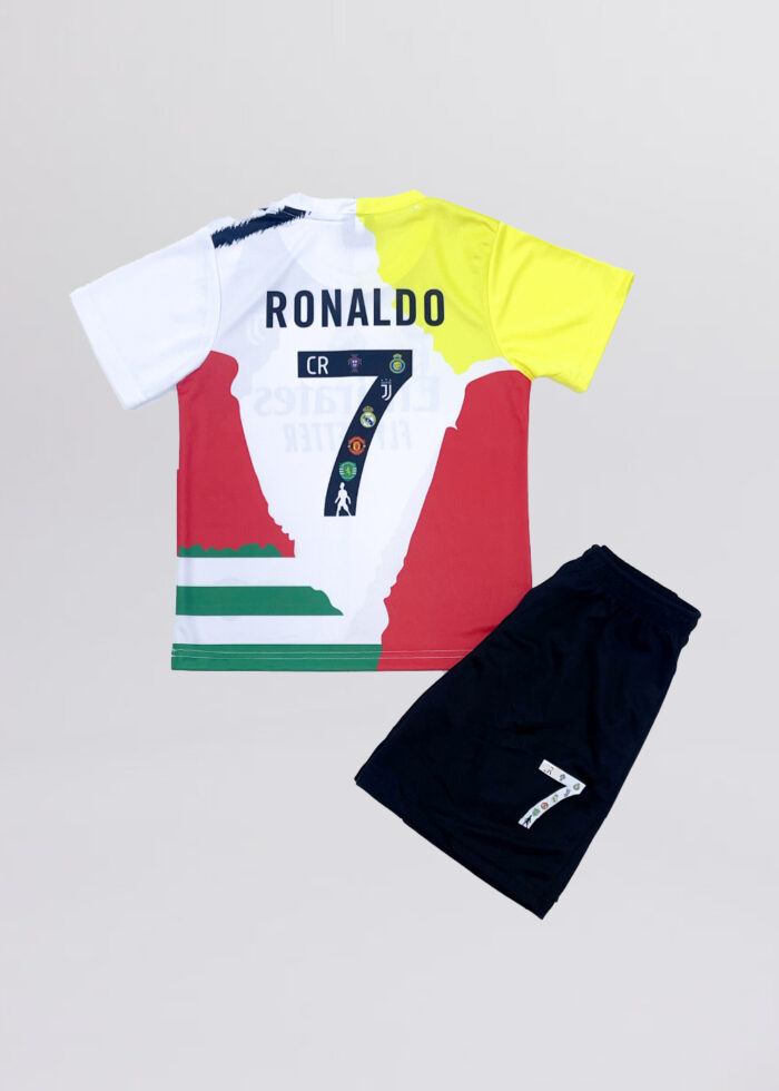 Kids Boy Ronaldo Multi-Club Design Football Suit - Image 2