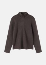 Men Knitted Striped Fabric Blouse