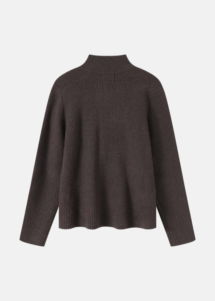 Men Knitted Striped Fabric Blouse - Image 6
