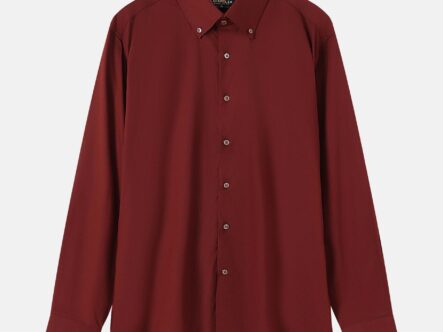 Men Plain Regular-Fit Shirt