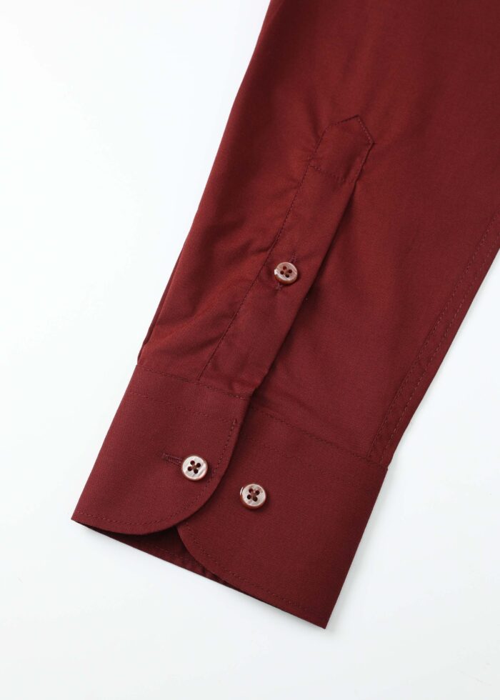 Men Plain Regular-Fit Shirt - Image 5
