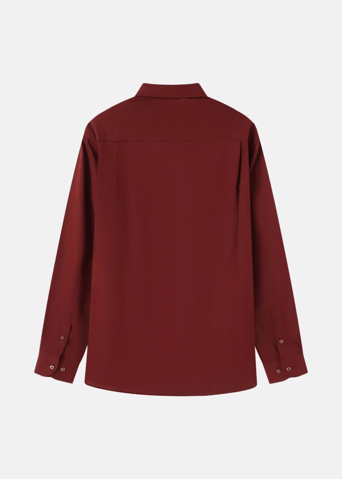 Men Plain Regular-Fit Shirt - Image 6