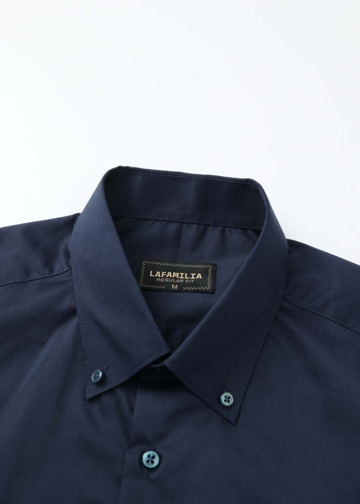 Men Plain Regular-Fit Shirt - Image 2