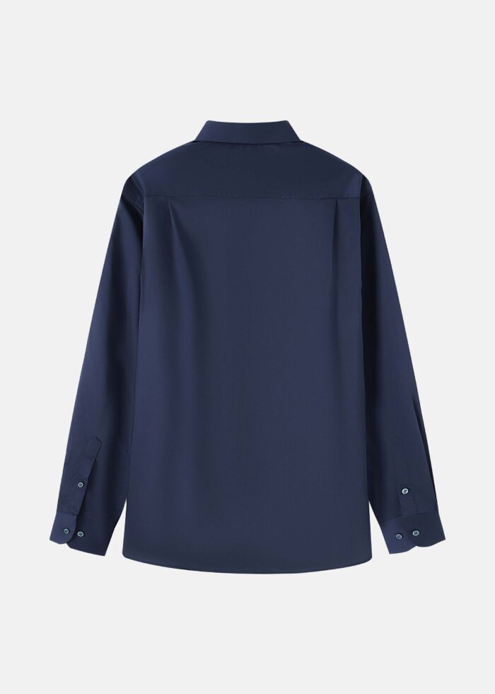 Men Plain Regular-Fit Shirt - Image 6