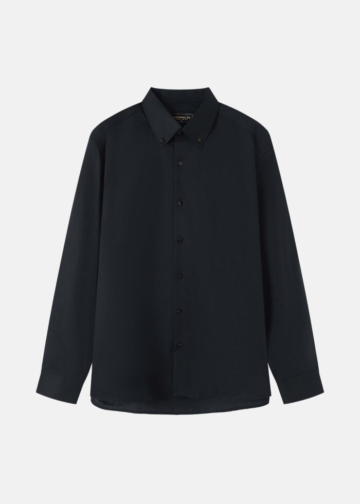 Men Plain Regular-Fit Shirt - Image 1