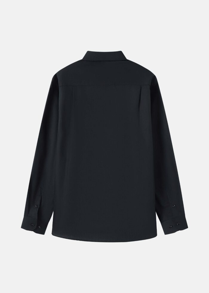 Men Plain Regular-Fit Shirt - Image 6